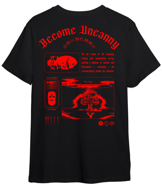Dark Red Nuked T-shirt