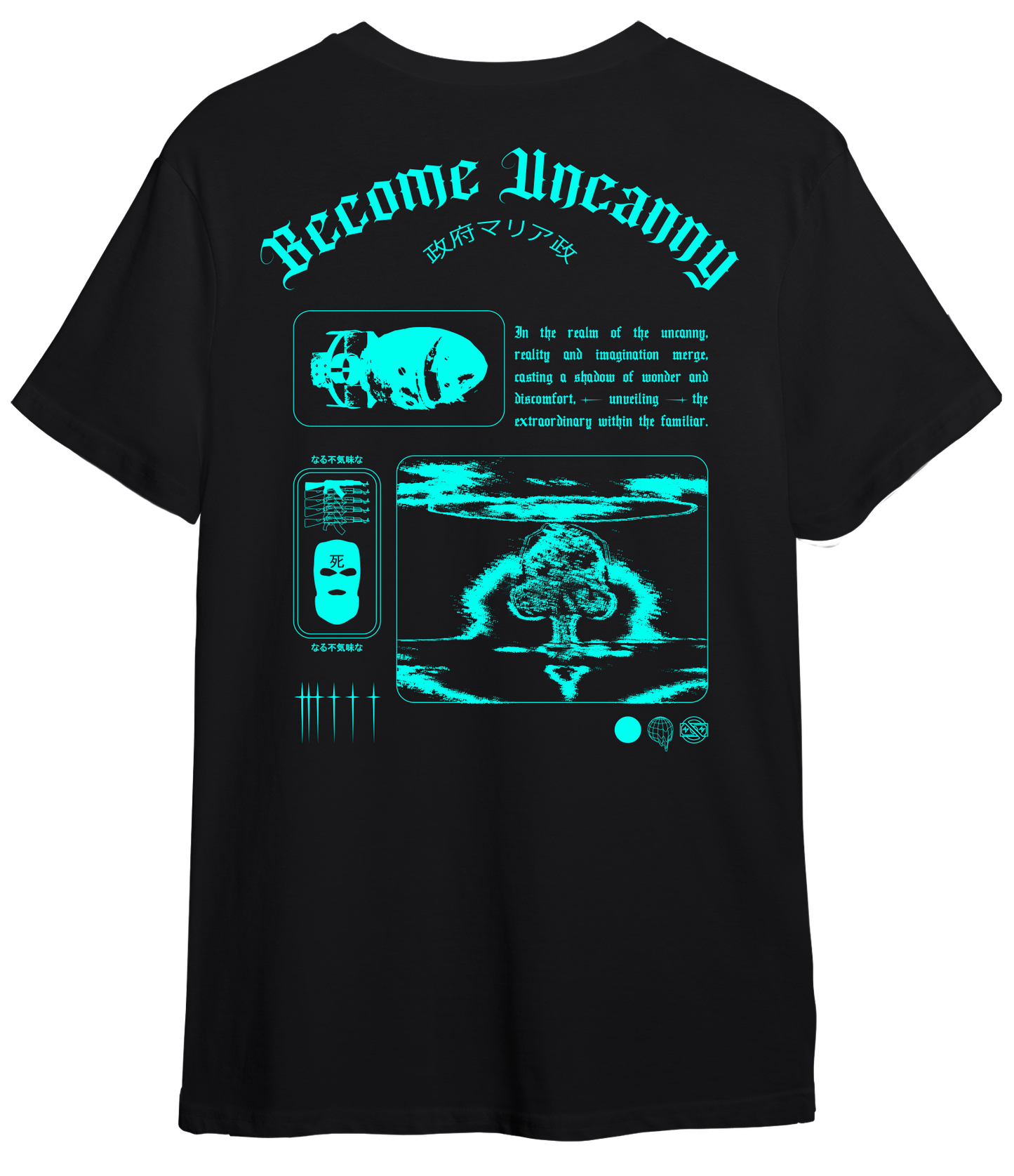 Cyan Nuked T-shirt